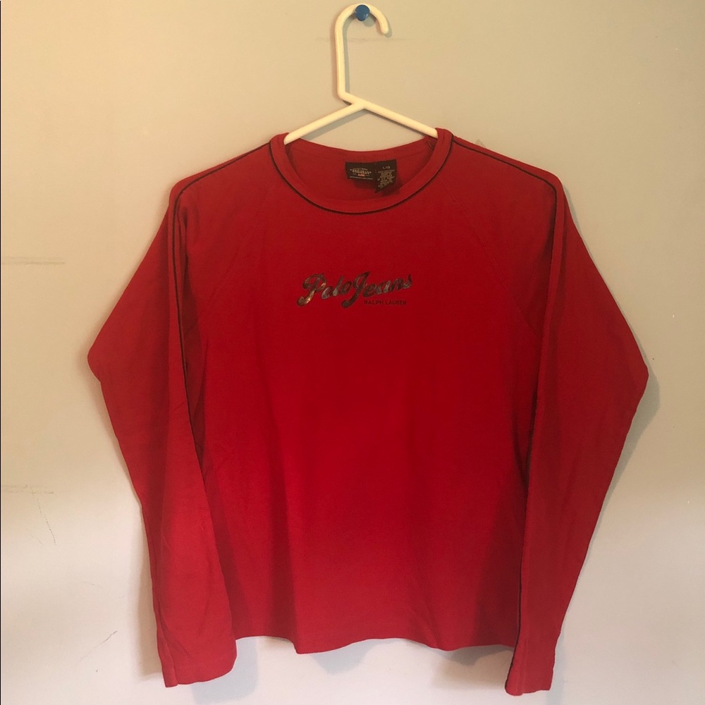 Vintage Polo Jeans long sleeved shirt — sz large